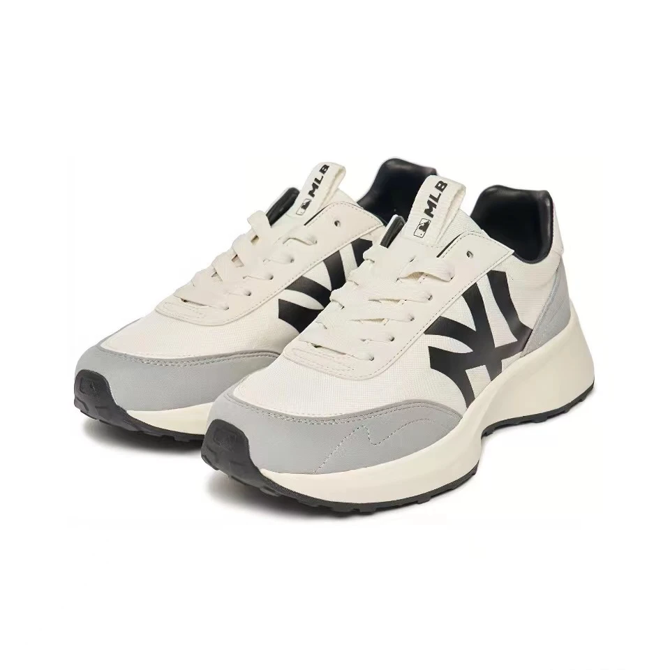 MLB清3ASXX112N  织物皮革 舒适百搭 减震防滑耐磨 低帮老爹鞋491