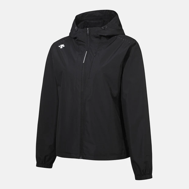 DESCENTE/迪桑特ssential网布衬里连帽冲锋衣硬壳男女同款防风春