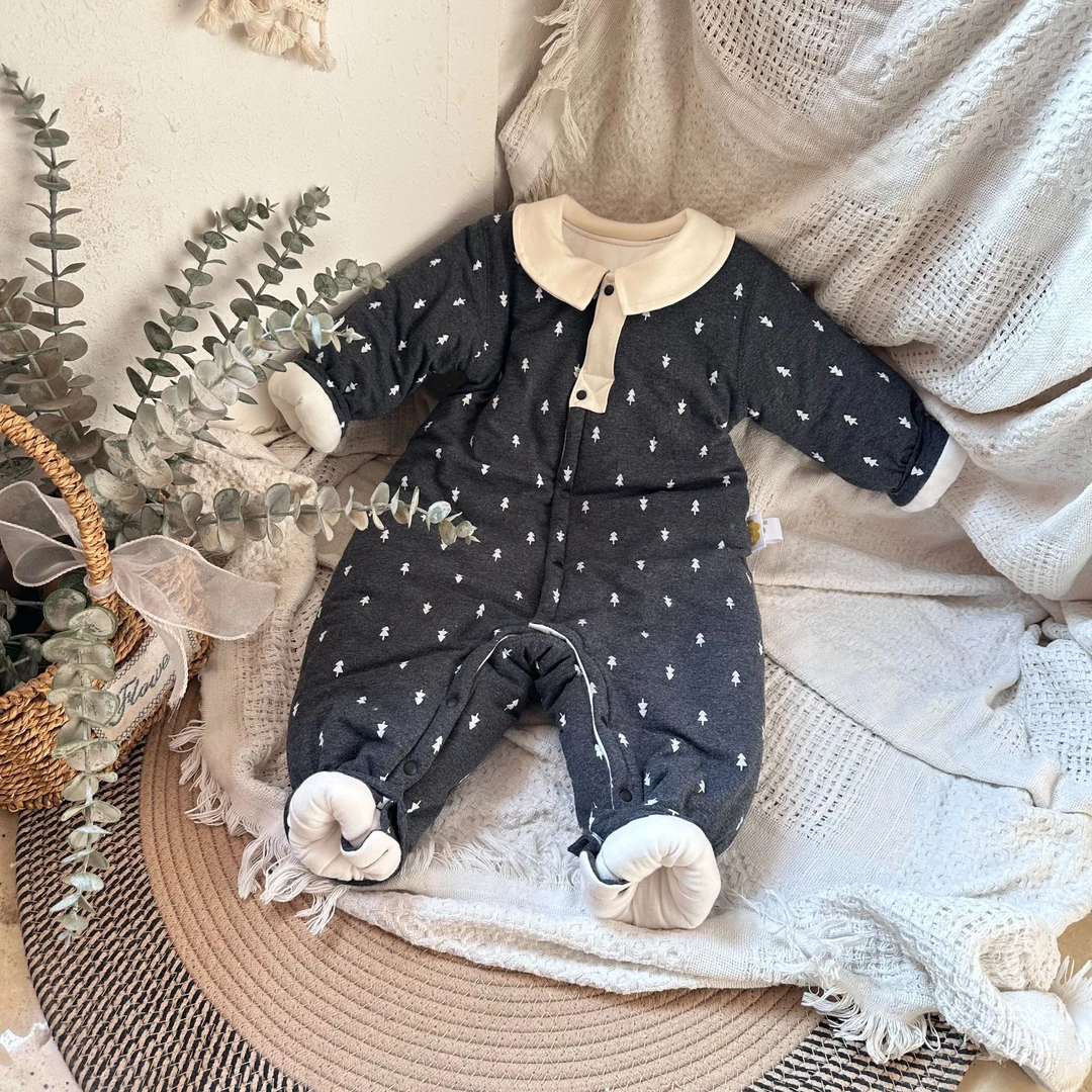 圣诞树300克手工棉花衣保暖舒适加厚婴幼儿宝宝冬季亲肤