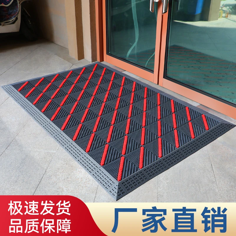 室外防滑进门地垫户外门口防水防晒脚垫商场雪天门除尘地毯商用