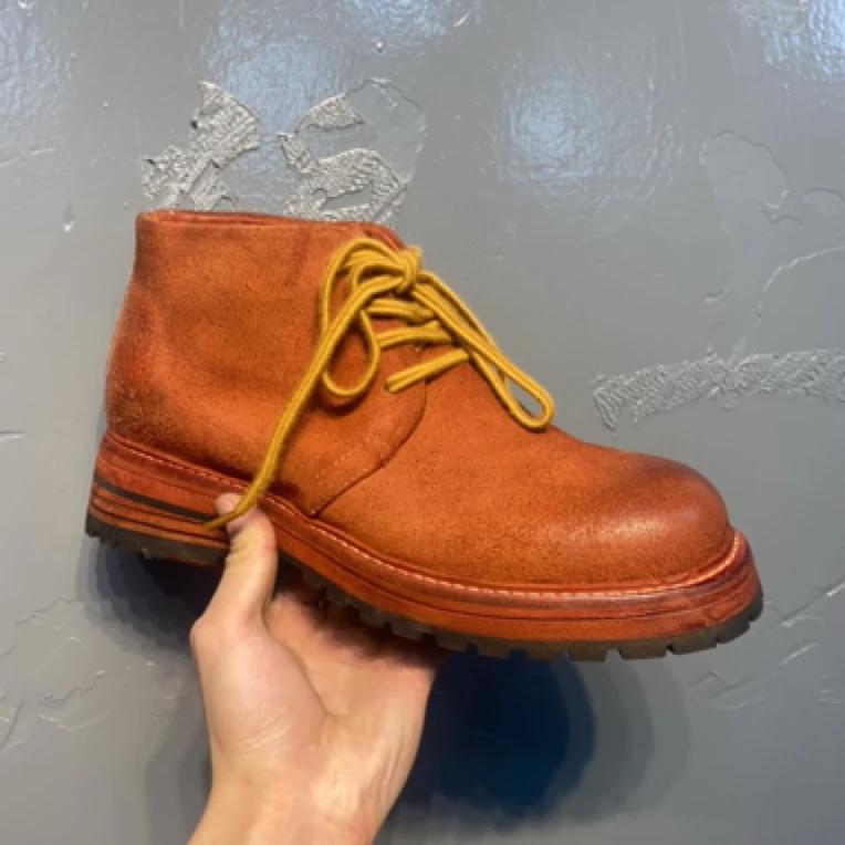 老熊做鞋《MT高帮复古》厚底马丁靴男士户外休闲时尚