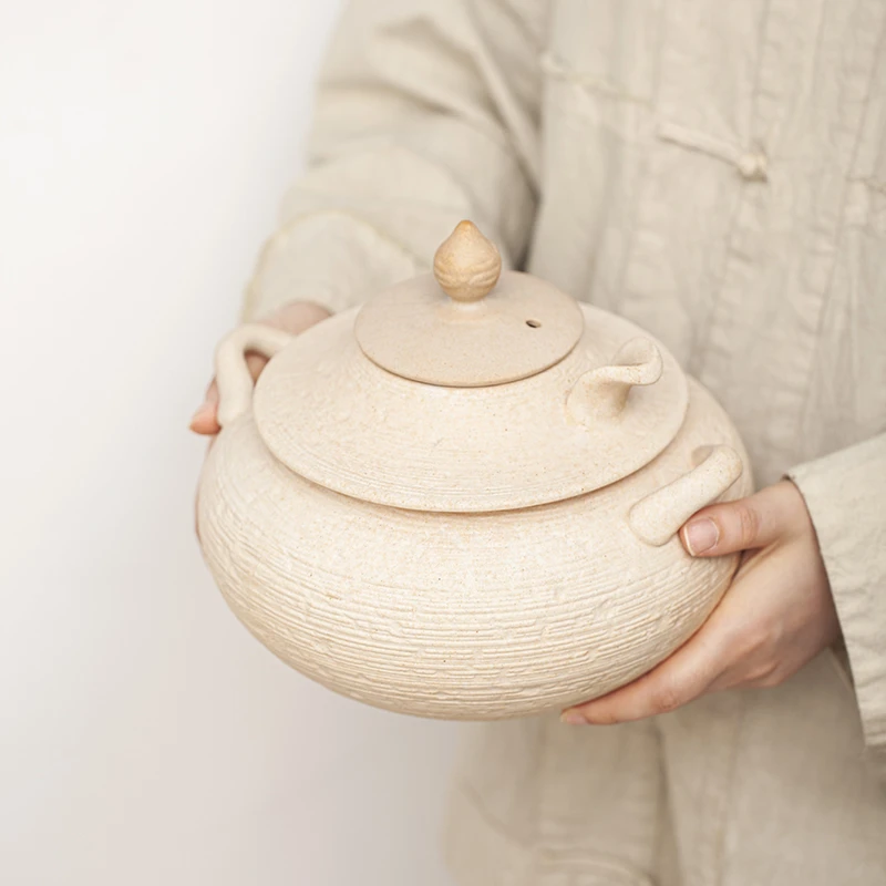 茶诵【三生】陶瓷煮茶器 耐高温炭火围炉室内煮茶器功夫茶具套装