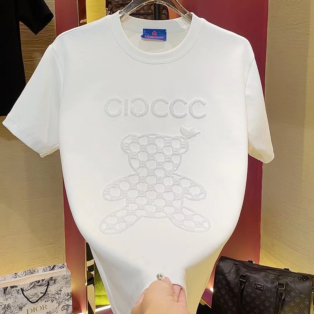 【LM】2024早秋定制新款设计师情侣圆领潮流T恤