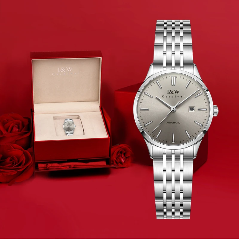 【进口机芯】正品I&W爱沃驰手表女士表气质防水潮流女款手表8509
