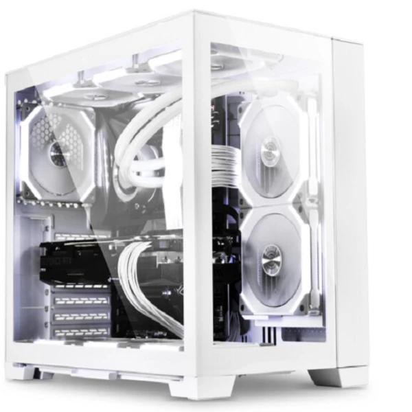 游戏主机配置电脑白色diy全景海景房深圳玩机侠电脑