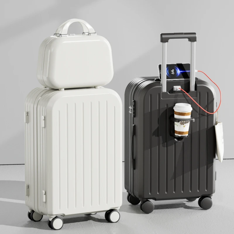 夏日网红行李箱推荐旅行拉杆箱女生轻便休闲小型密码箱结实耐用