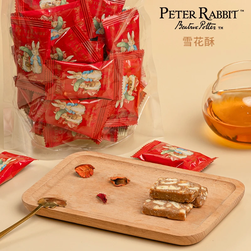 PETER RABBIT/比得兔 雪花酥伯爵红茶糕点糖点心250g送礼儿童零食