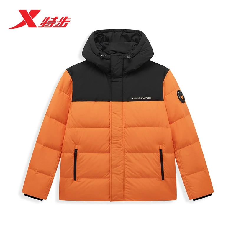 特步羽绒服男冬季时尚保暖棉服运动外套976429190390