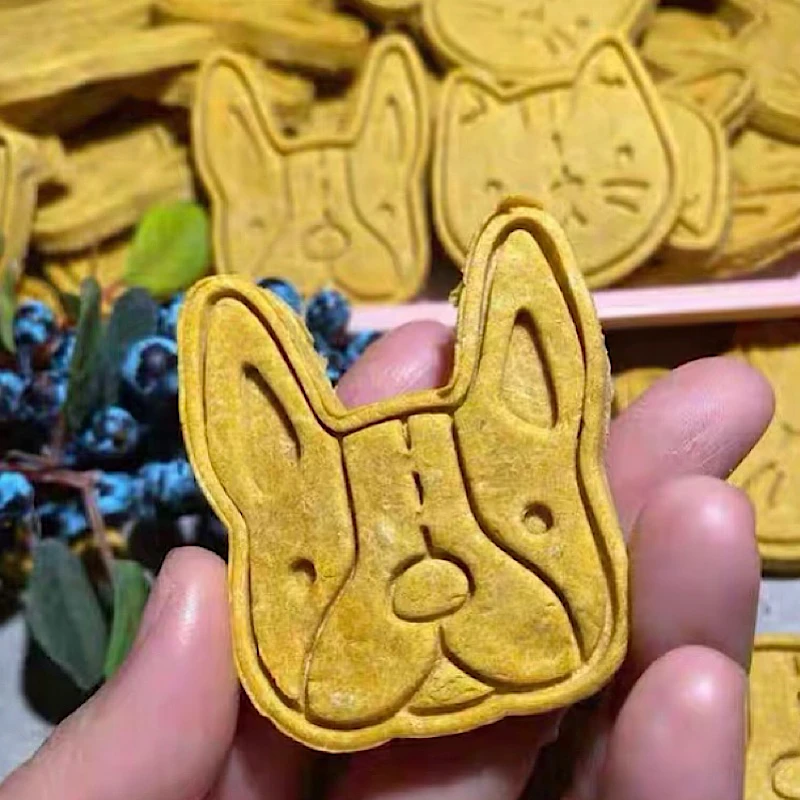 宠物饼干(猫狗通用)鸡肉奶酪燕麦手工制作无添加
