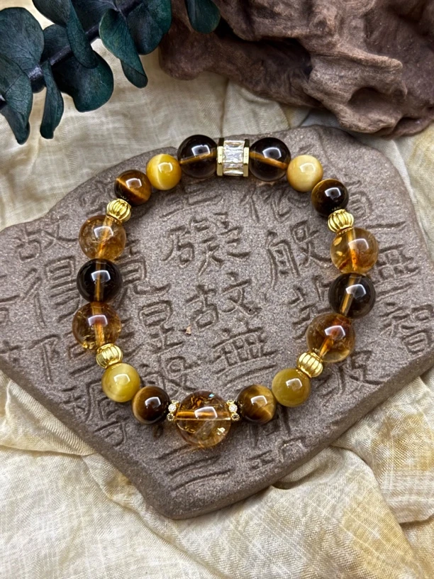 【鲍发户】金霸天然水晶手串