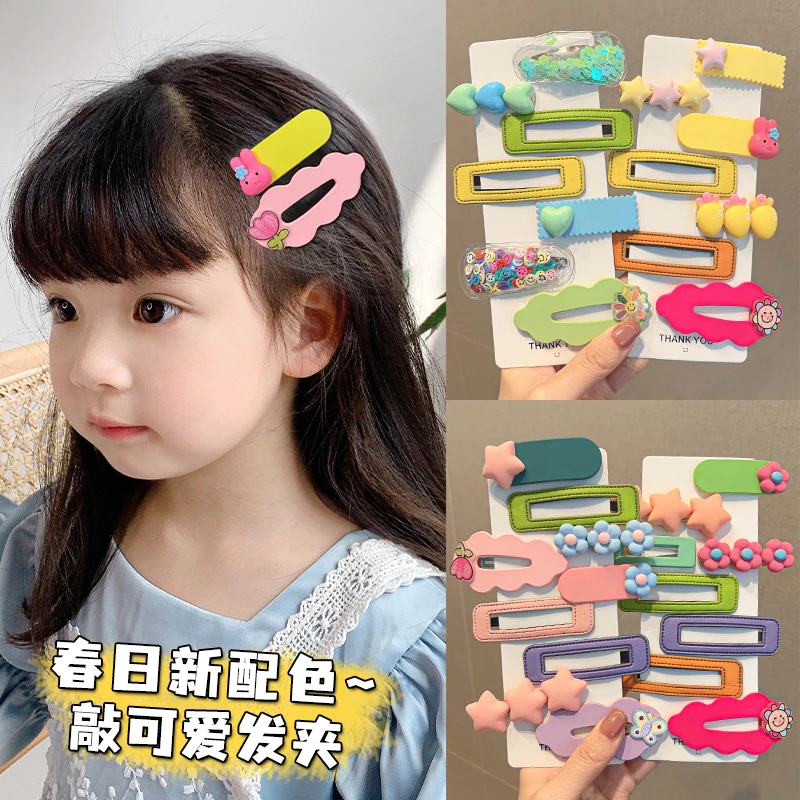 发夹儿童女bb夹韩版网红女童刘海夹糖果色发卡头饰宝宝侧边碎发夹