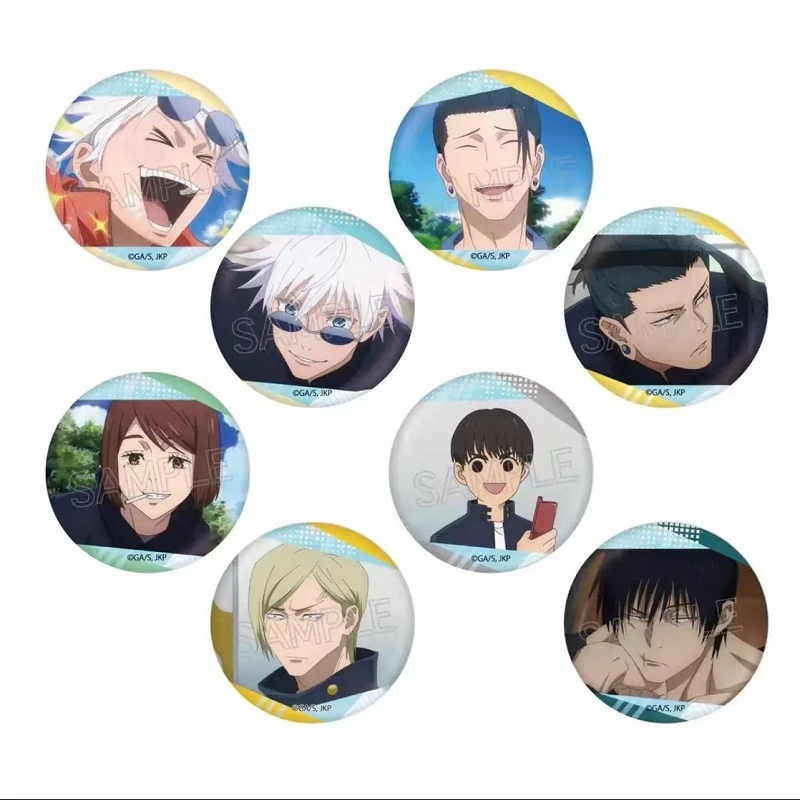 【咒术回战】表情特写吧唧 百面相徽章 全8种 潮玩盲盒（默认代拆）