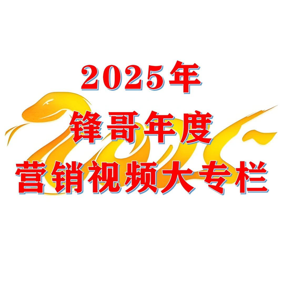 2025年锋哥年度营销视频大专栏