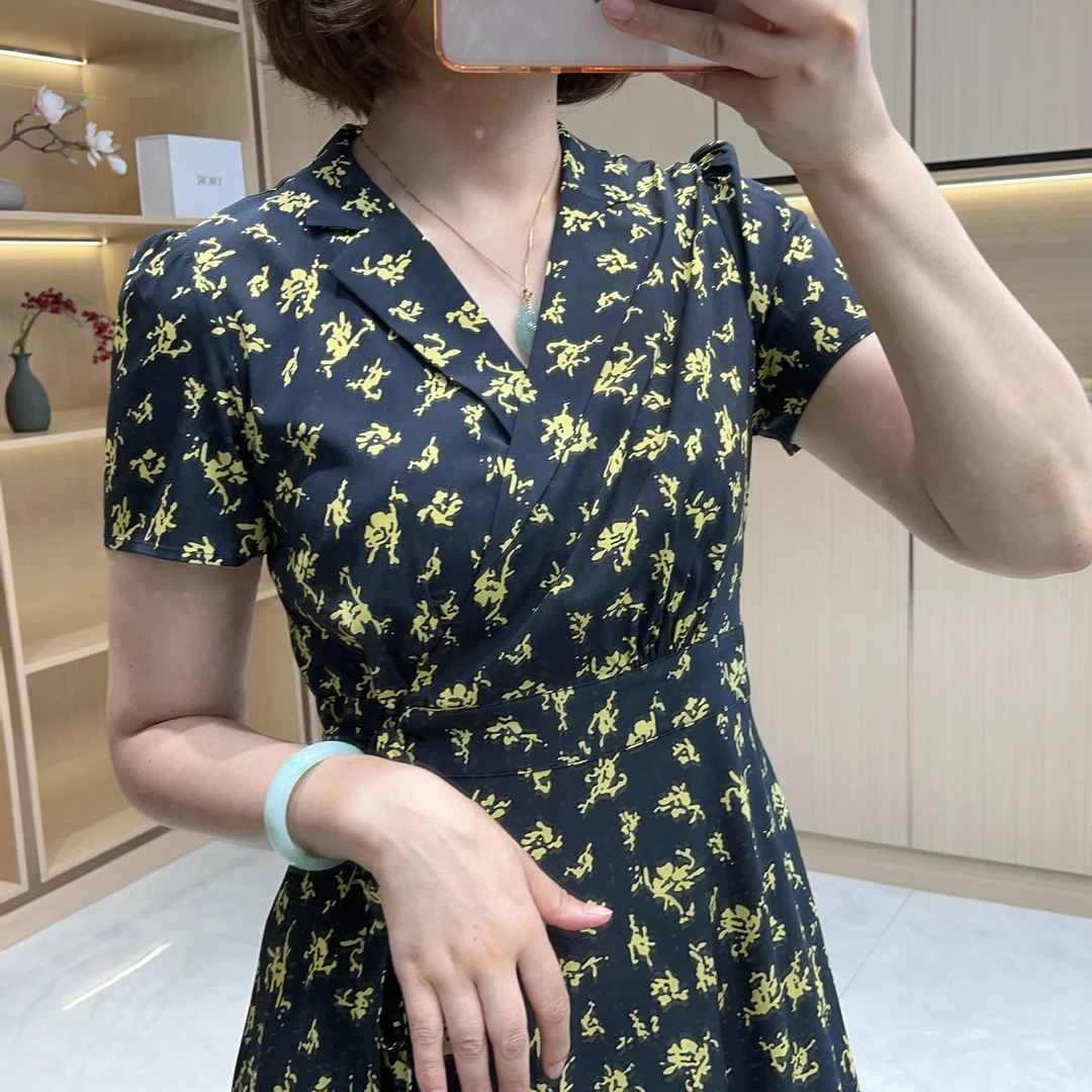 新款桑蚕丝连衣裙BSDN007