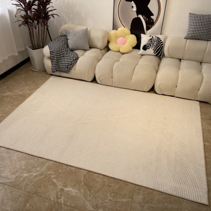 【原木本色】现代简约北欧田园抽象艺术几何客厅卧室加厚地毯地垫