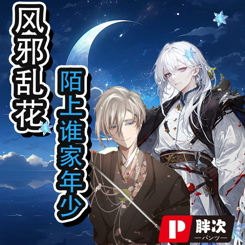胖次文化【风邪乱花】男神系列双闪吧唧(盲盒默认代拆)