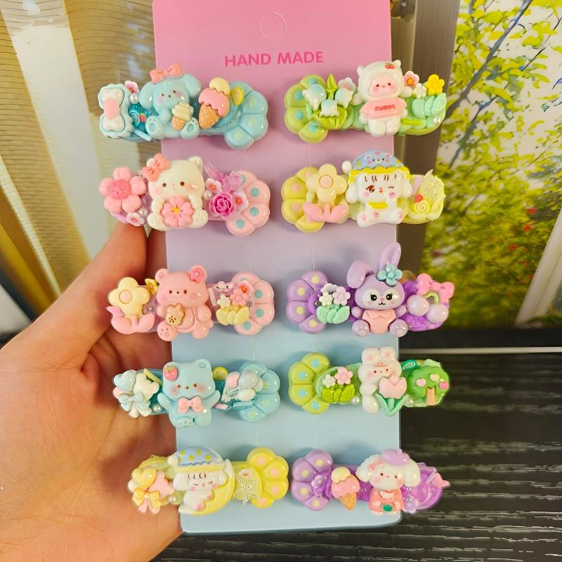 网红可爱女童发夹ins少女心边夹发饰