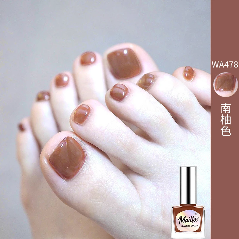 2025新款魅涂免烤速干指甲油持久无味水性可撕拉显白~478南釉色