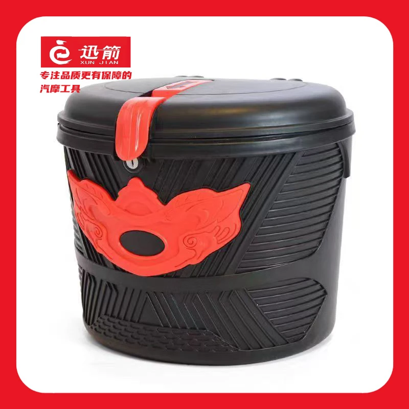 【批发】带锁防盗车筐通用电瓶车电动自行车折叠车篮防水大容量车篓