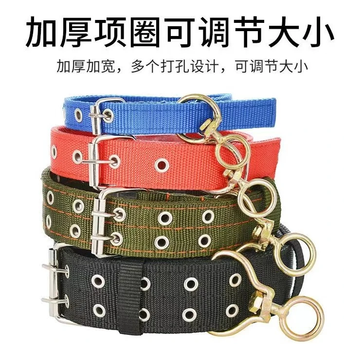 狗项圈小大中型犬可调节脖套加厚结实防磨防挣脱颈圈脖圈狗狗项链