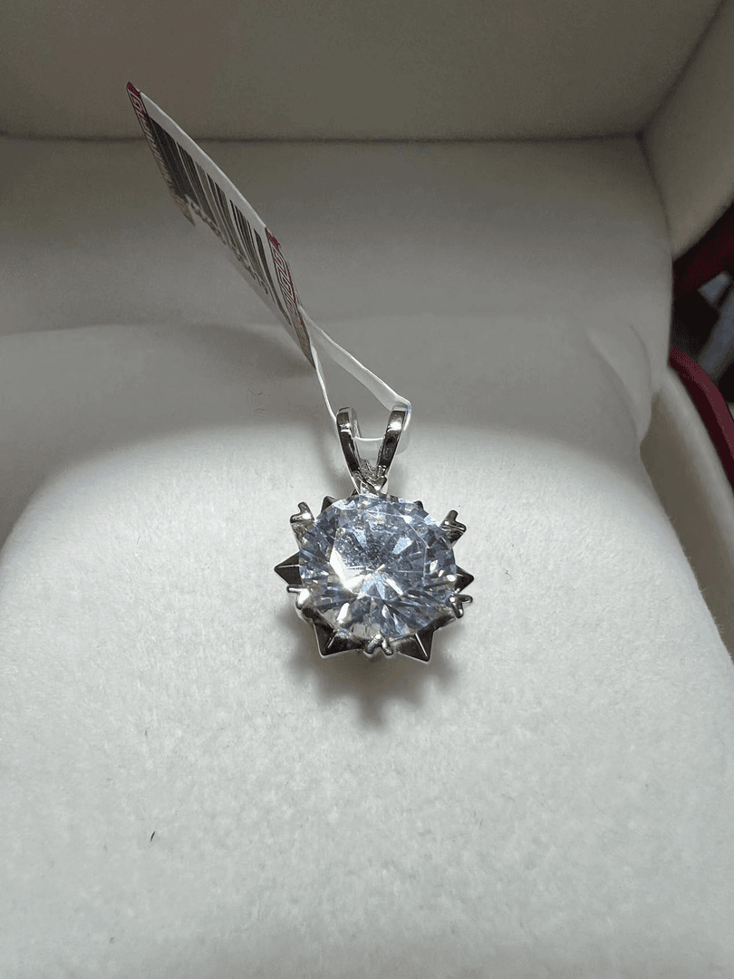 【臻品典藏】南非经典雪花3卡吊坠YY223