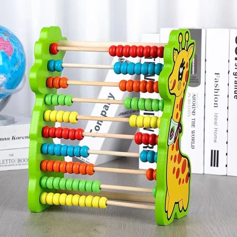 儿童计算架幼儿园算盘小学生珠心算加减法教具计数器早教益智玩具