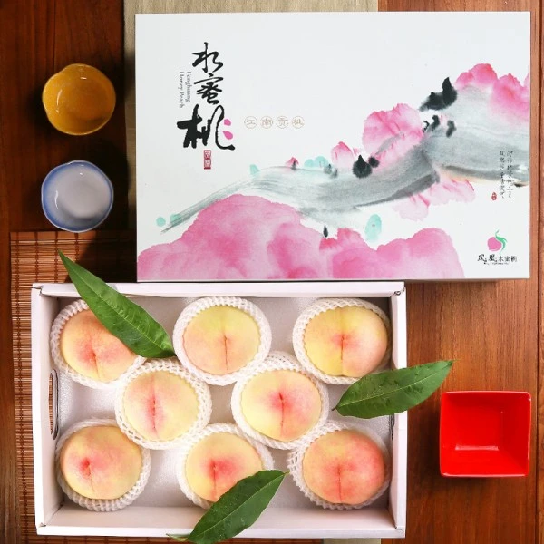 邮政农品 原产地优质凤凰水蜜桃 5-6两 8只装