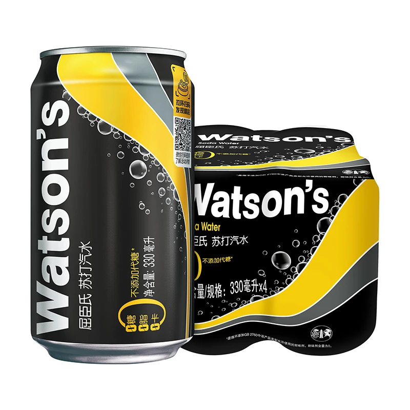 屈臣氏苏打水 原味 330ml*4