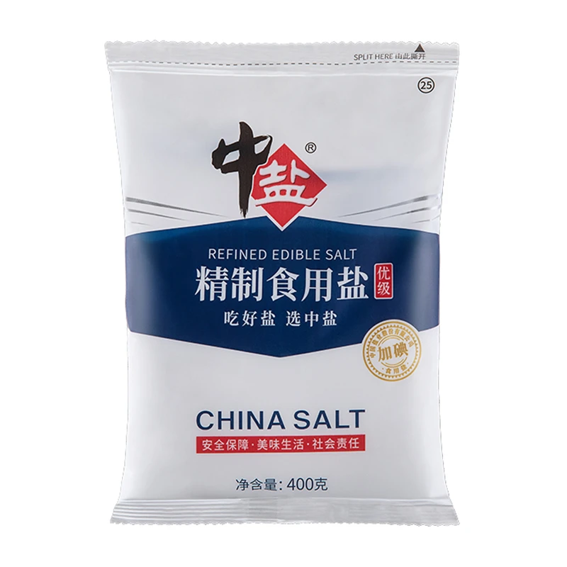 中盐精制盐优级 400g