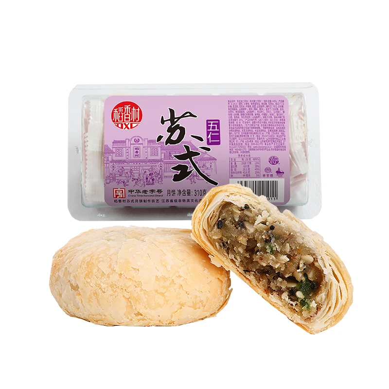苏州稻香村苏式五仁饼 310g