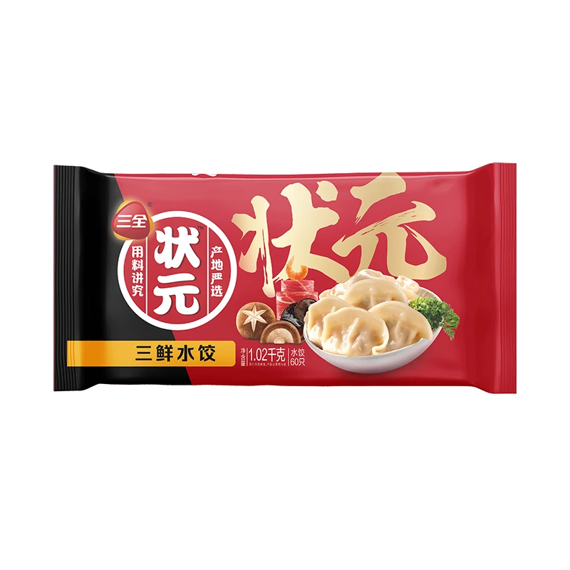 三全状元水饺 三鲜 1.02kg