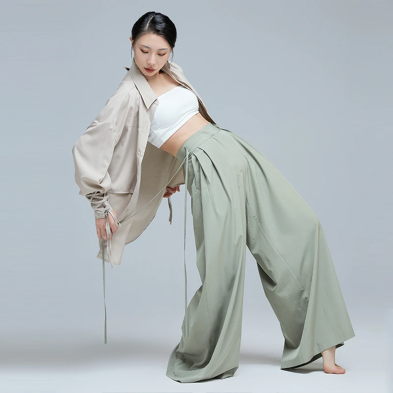 服装古典舞练功服上衣练功裤舞蹈现代舞跳舞专用成人演出服D376