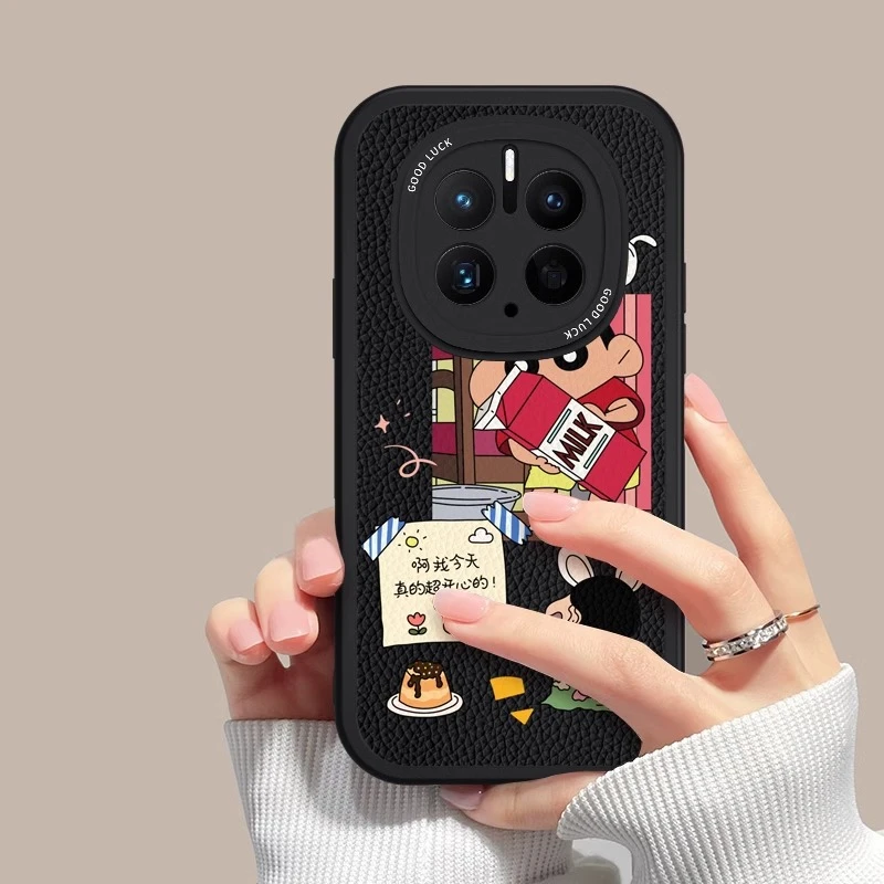 饮料小新适用华为mate70pro手机壳卡通pura70Ultra保护套可爱情侣