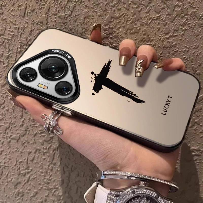 幸运字母T适用于华为pura70手机壳pura70pro保护套70ultra简约60