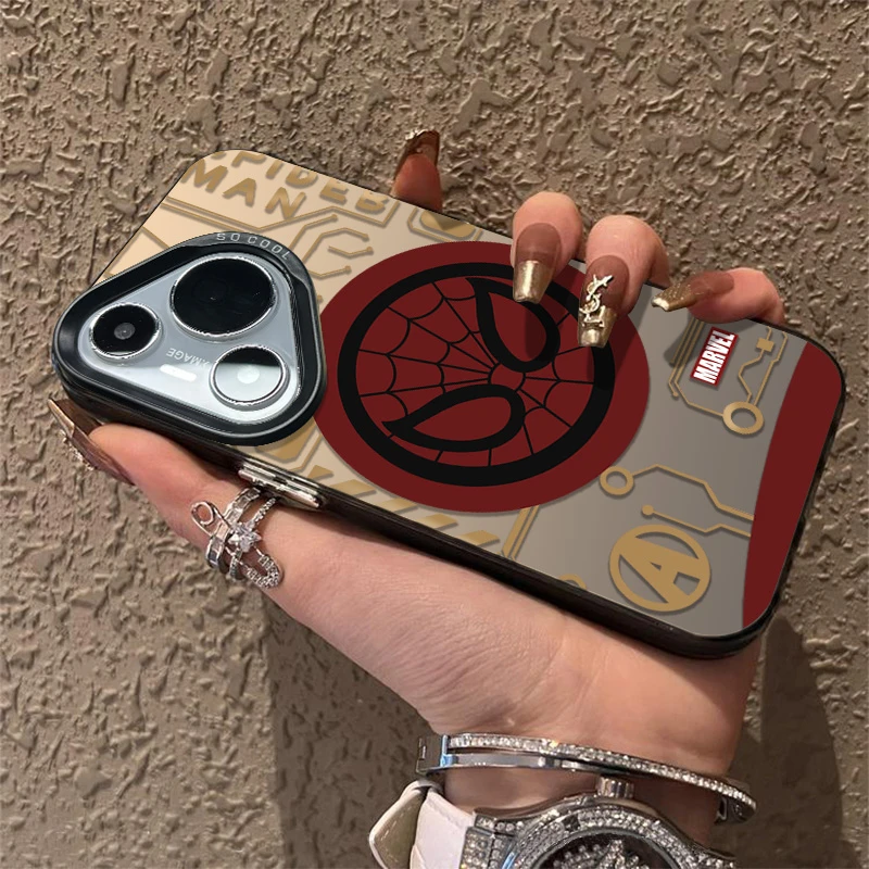 适用华为Pura70手机壳卡通蜘蛛侠pura70Ultra磁吸保护套Mate60pro