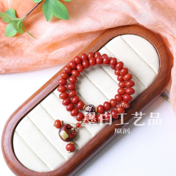 原创设计 万事如意福锁双圈 菩提果