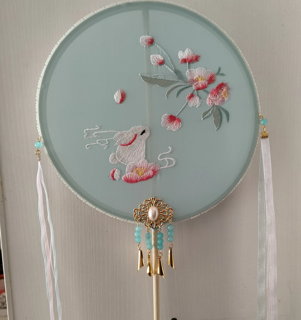 纯手工制作古风团扇