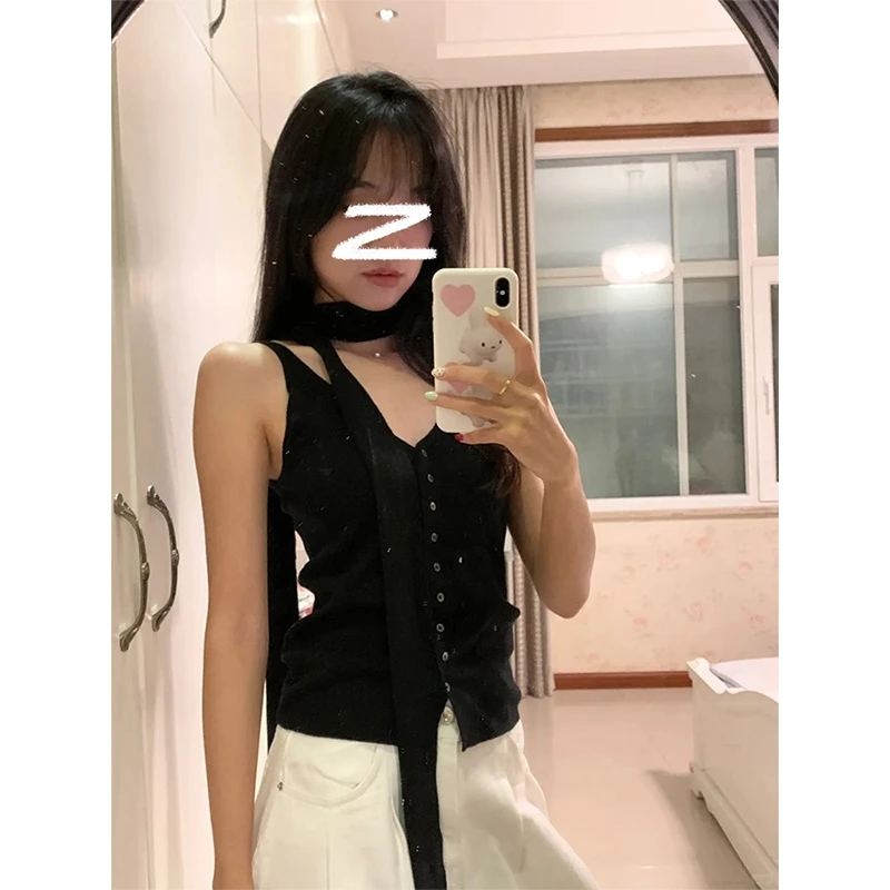 Moses Queen/魔西女王毛绒设计长条窄版细围巾秋冬百搭针织小围脖