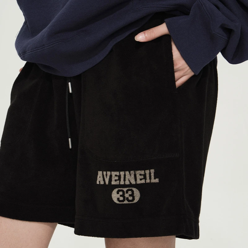 Aveineil基础款 毛巾布 短裤