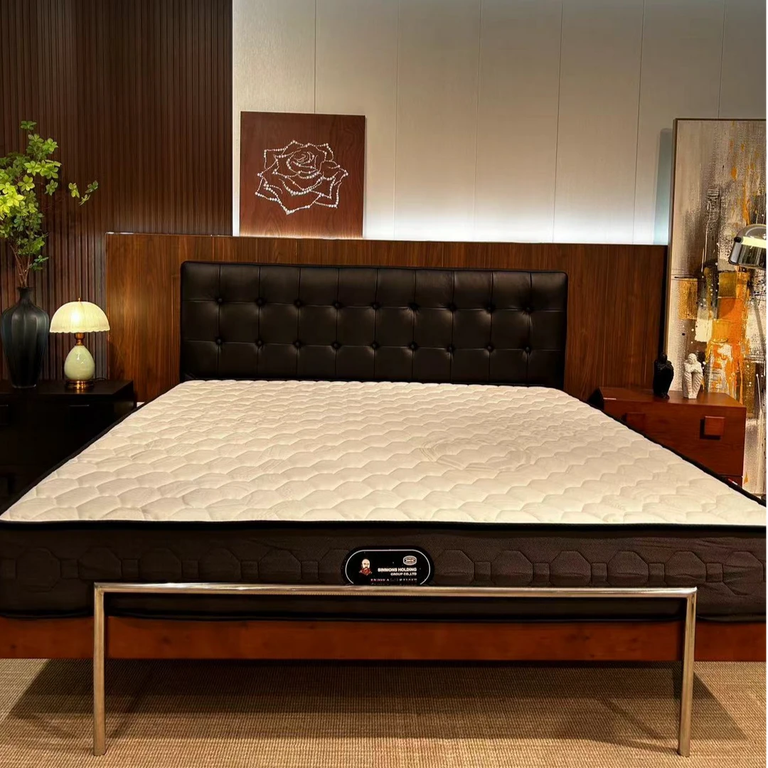 【席梦思安睡床垫】乳胶透气材质环保床垫卧室独立弹簧床成人独立