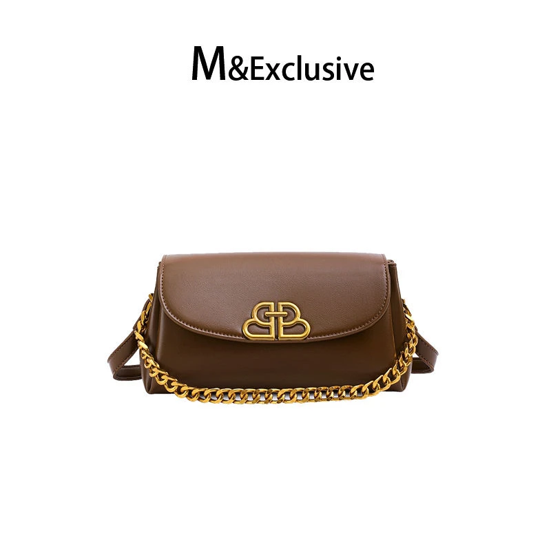 门店1299！M&E【西班牙订单】单肩包时尚百搭小众复古洋气简约饺子包