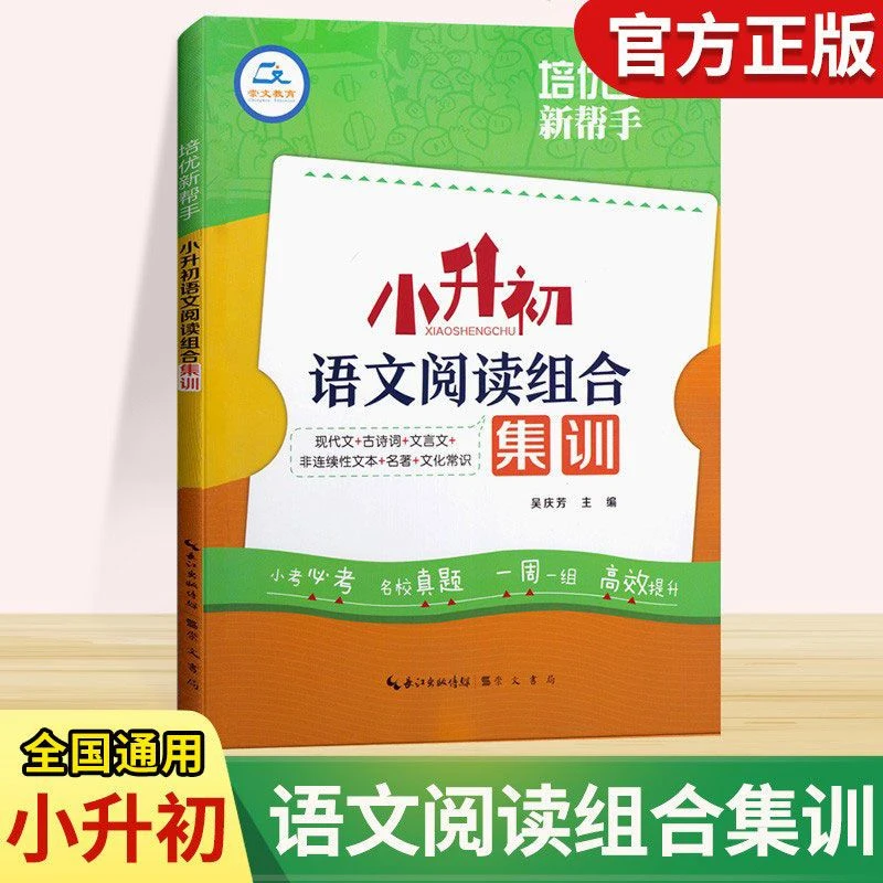 小升初语文阅读组合集训总复习小学生六年级语文阅读理解专项训练