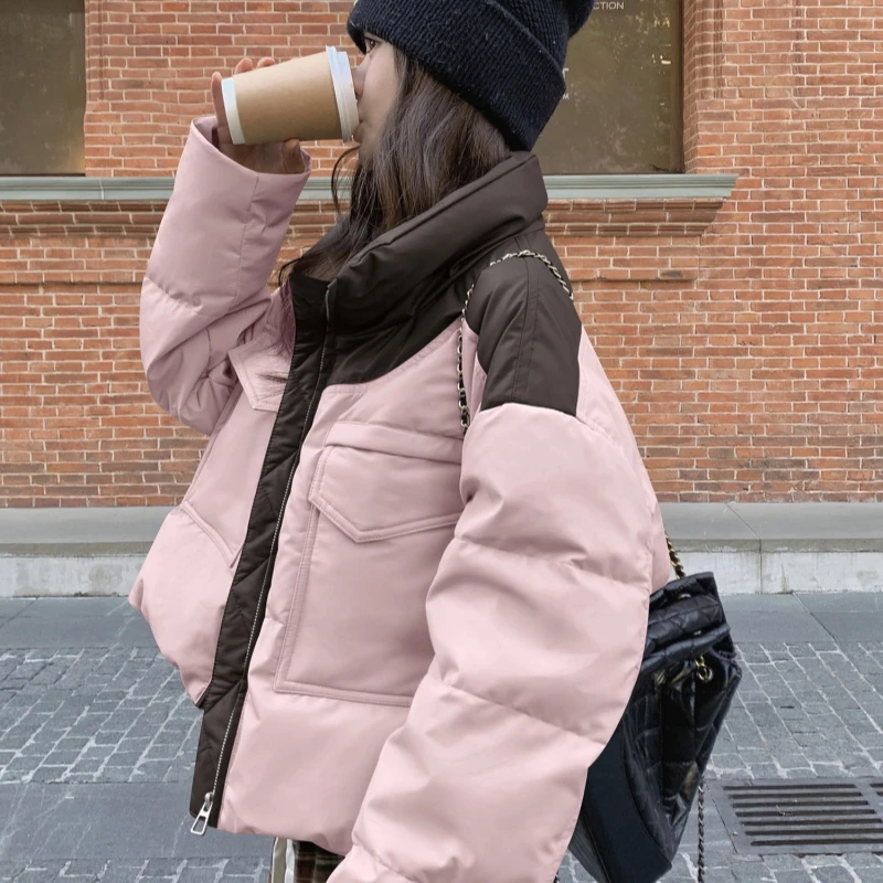 2025年新款棉服女冬短款宽松加厚小个子外套皮衣韩版棉袄时尚棉袄