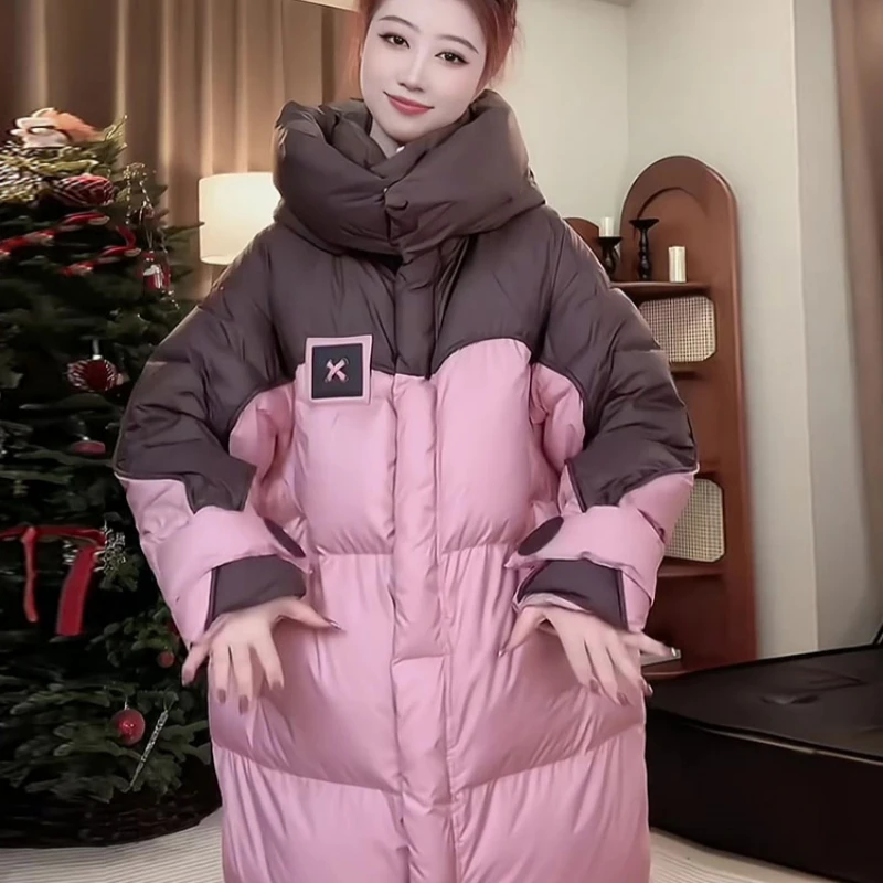 2025年新款棉服女冬中长款大被子韩版宽松棉衣棉袄洋气加厚外套潮