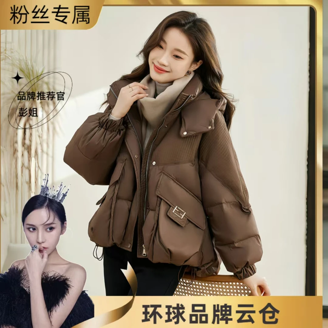 2025年新款棉服女冬短款加厚小个子棉衣宽松棉袄高端时尚保暖外套