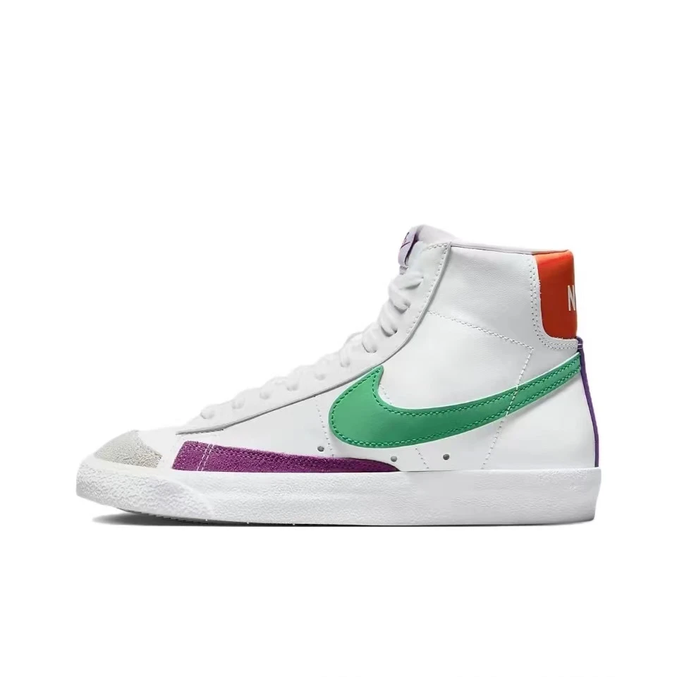 NIKE/耐克Nike blazer 防滑减震耐磨中帮板鞋女白色1055-123