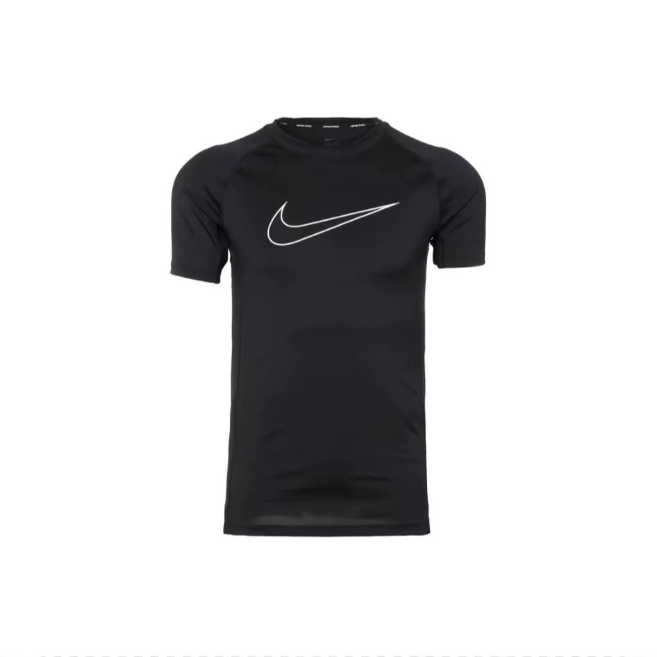 NIKE/耐克【紧身】夏季透气运动健身短袖T恤DD1993-黑色