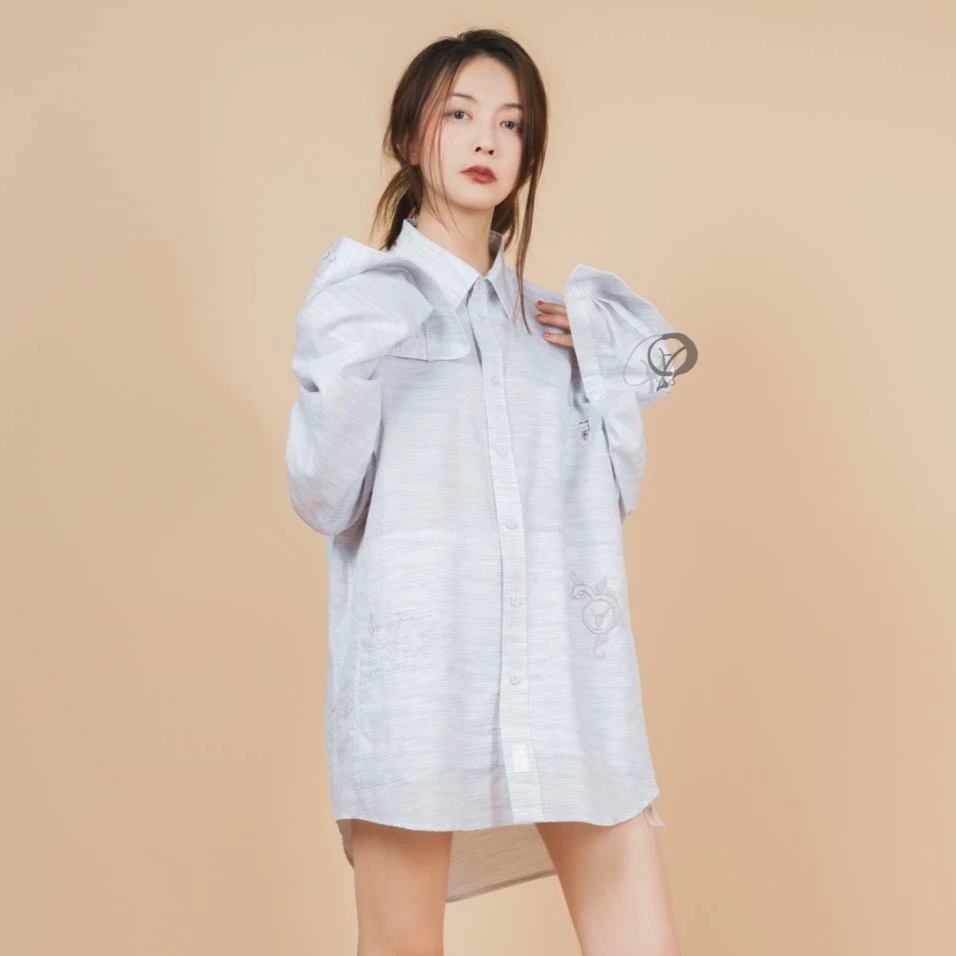 妖客甸籽的倾诉C220510提花衬衫上装原创设计师品牌国风小众时装
