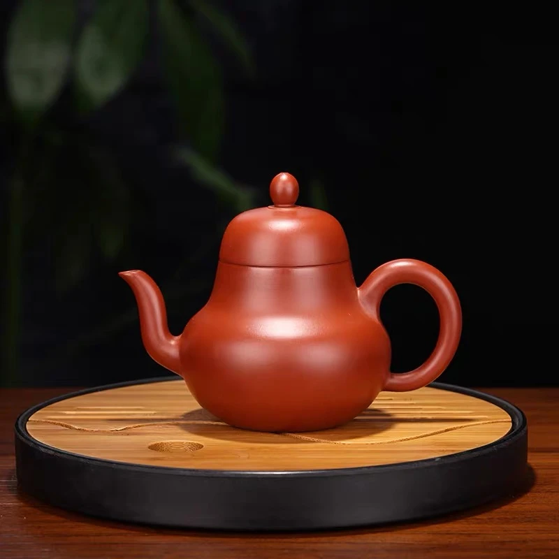 紫砂壶大红袍茶壶原矿朱泥泡茶壶功夫茶具家用单壶单壶品茗壶茶器
