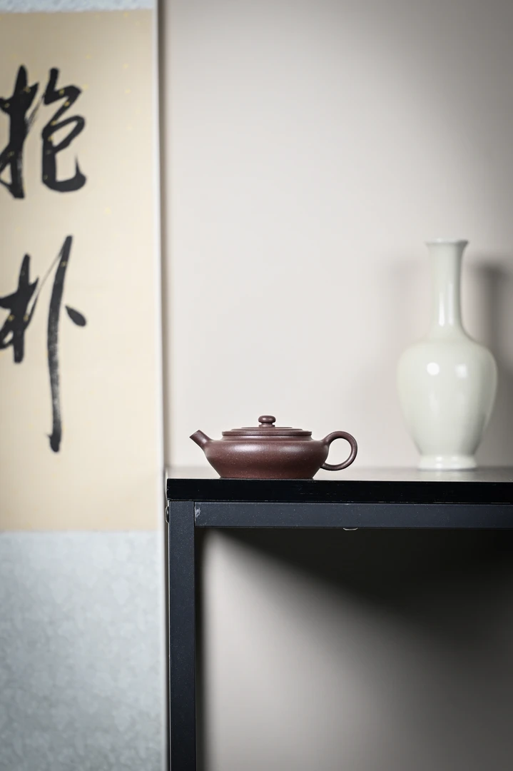 【底槽清·张茂业式云兮】老林出品宜兴原矿紫砂底槽清 云兮  135CC